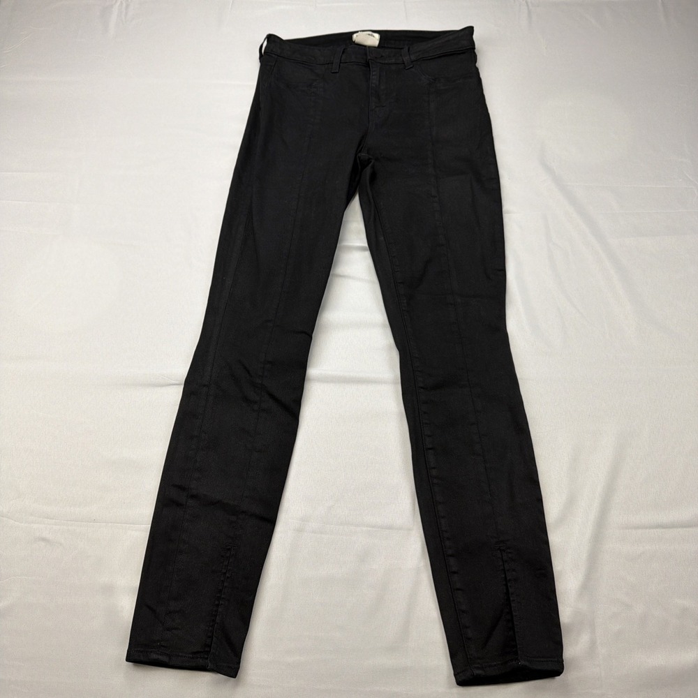 L'Agence Jyothi Coated Split Ankle Jeans Size 28